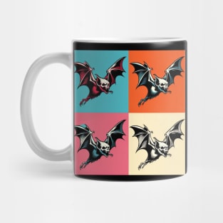 Night Wings Unleashed: Pop Art Bat Extravaganza Mug